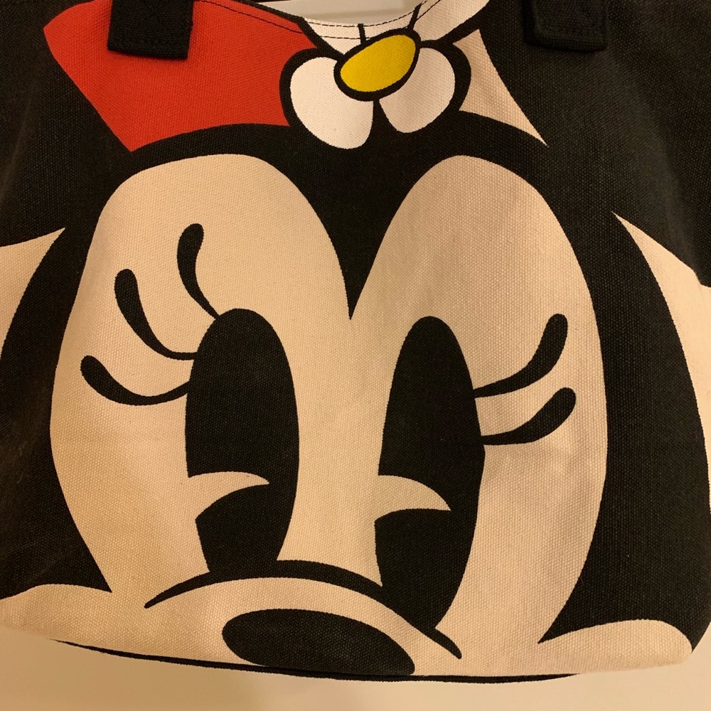 Disney Minnie Mickey Reversible canvas tote bag